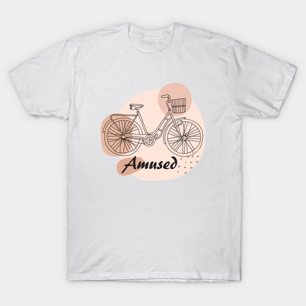 Abstract bicycle art, inspirational meanings T-Shirt by TargetedInspire